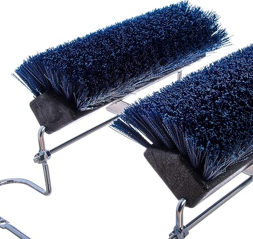 SPARTA 4042414 Spectrum Plastic Shoe Brush, Boot Brush, Shoe Polish Brush With Non-Absorbent For Cleaning, 16.5 X 14.75 X 7 Inches, Blue