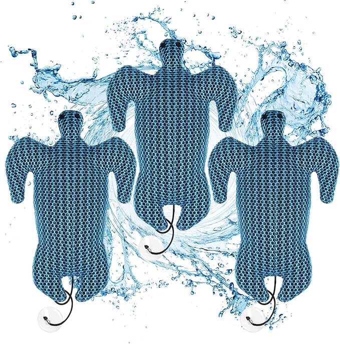 Hot Tub Scum Absorber, Hot Tub Accessories, Spa & Pool Scum Eliminating Balls,Hot Tub Scum Sponge for Hot Tub Oil Absorbing Sponge for Hot Tub Skimmer, Hot Tub Sponge Scum Remover (Turtle)