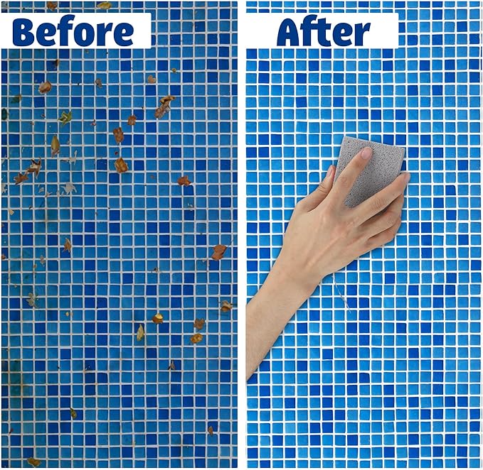 8 PCS Pool Pumice Stone Pool Cleaning Pumice Block Swimming Pools Tile Cleaner Stone for Pools Spa Kitchen Bathroom Grout Concrete Cleaning