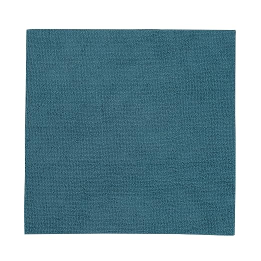 Restaurantware-Clean Tek Professional 11.8 x 11.8 Inch Microfiber Towel Rolls, 30 Reusable Towel Rolls - 30 Tear Away Sheets Per Roll, Perforated, Teal Microfiber Cloth, For All The Cleaning Tasks