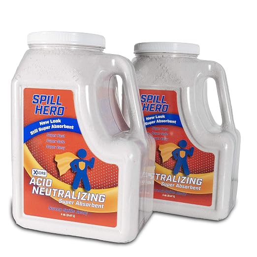 Chemical Neutralizer, Acids, 6 qt.