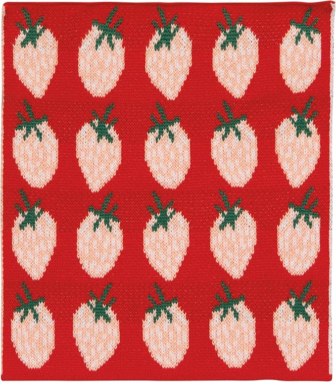 Jubilee Berry Sweet Knit Dishcloth 8 x 8in, Set of 3