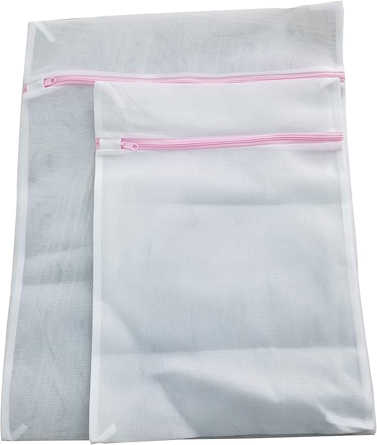 Mesh Laundry Bags, middle, white