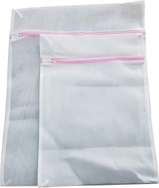 Mesh Laundry Bags, middle, White