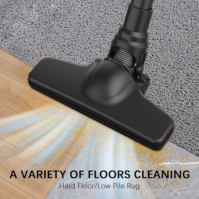 KEROMEE Cordless Vacuum Cleaner Lightweight Hand-held Stick Vacuum Small Vacuum for Hard Floor Car Pet Hair BW118