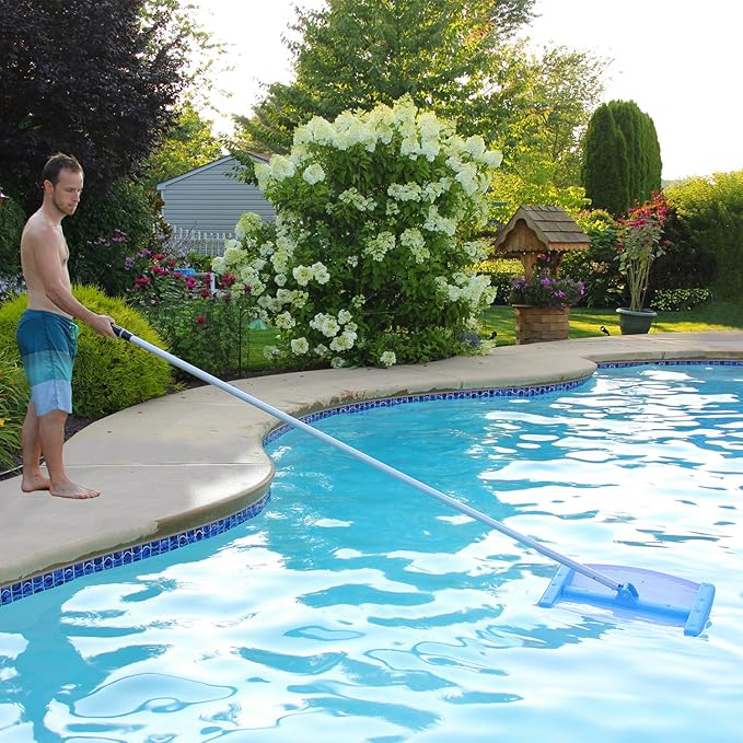 GLID2000 Glider Floating Pool Skimmer Pool Leaf Skimmer Net (Pole not Included)