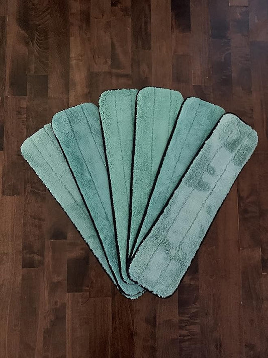 20"x6" Cut Pile Microfiber Sweat Mop Pads (1)