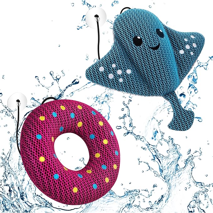 Hot-Tub-Scum-Absorber-Devilfish 1 Pack & Hot-Tub-Scum-Absorber-Professional-Paw 1 Pack Hot-Tub-Scum-Absober-Kits Floating-Sponge-Scum-Remover Reusable-Scum-Bug-Oil-Scum-Absorbing-Sponge
