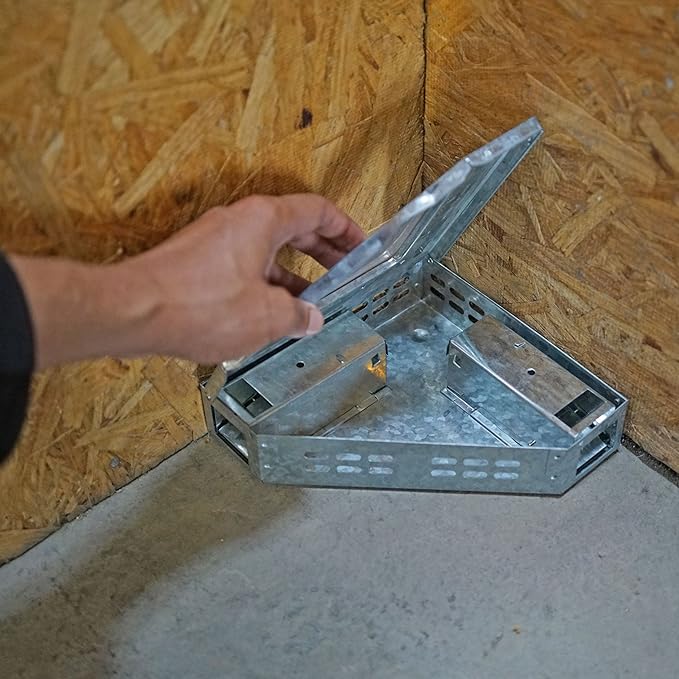 Southern Homewares Humane Multi-Catch Mouse Trap Repeater Corner Unit - Catch and Release Reusable Safe Design (Pack of 2)