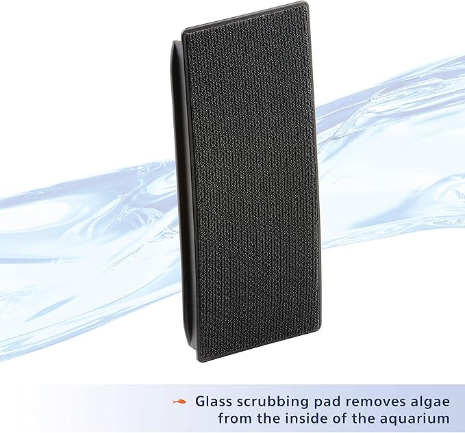 Aqueon Aquarium Algae Scraper, Fish Tank Magnetic Glass Cleaner for Glass/Acrylic, Large