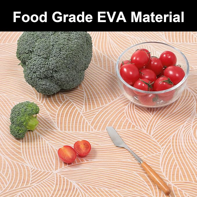 Cooyes Shelf Liners for Kitchen Cabinets, Refrigerator Liners Waterproof & Oil-Proof Kitchen Cupboard Liner Drawer Mats EVA Material Non Adhesive Fridge Liner for Shelves（11.8" W x 360" L）