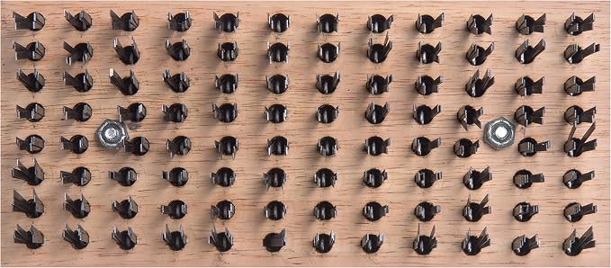 Carlisle FoodService Products 4067600 Ergonomic Steel Butcher Block Scratch Brush, 9-3/8” 1EA (Pack of 12)