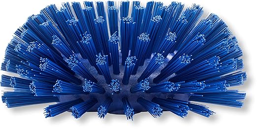 SPARTA Tank and Kettle Scrub Brush Heavy-Duty Tile Brush, Color-Coded and Handle Compatible (Sold Separately) for Optimal Access In Spacious Containers, Plastic, 5.25 X 7.5 Inches, Blue, (Pack of 2)
