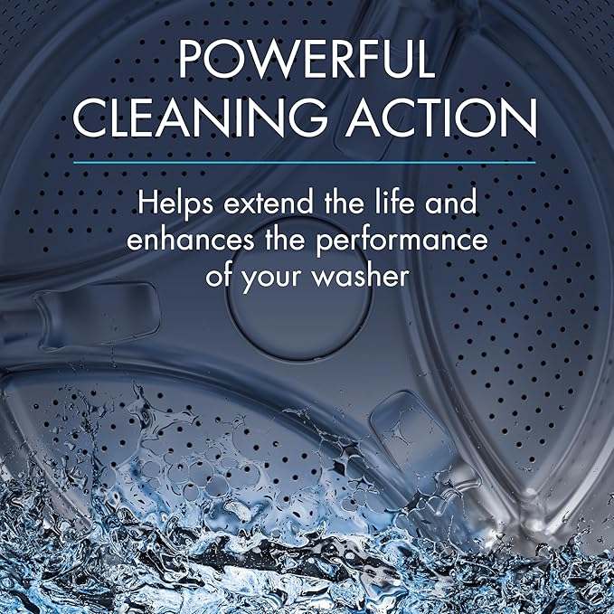Glisten Washing Machine Cleaner, Helps Remove Odor, Buildup, and Limescale, Fresh Scent, Made in the USA, 12 Ounce Bottle