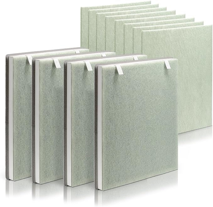 Vital 100 Filters Compatible with LEVOIT Air Purifier Filter Replacement Vital 100-RF B085C22XWC and LEVOIT Air Purifier Vital 100 with H13 HEPA Filter, 4 H13 True HEPA Filter & 8 Extra Pre-Filter