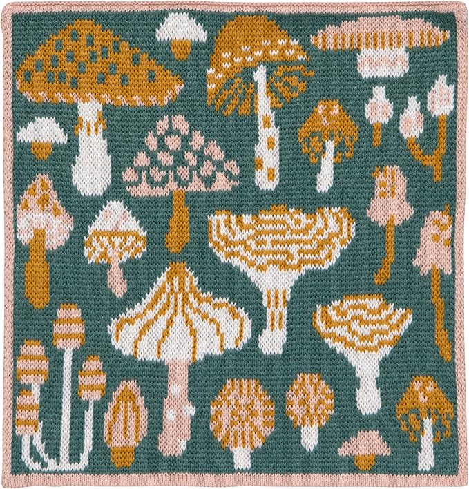 Jubilee Mushroom Gems Knit Dishcloths, 1 EA