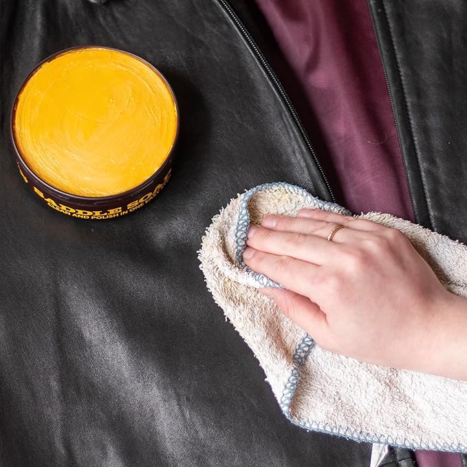 Fiebing's Yellow Saddle Soap for Leather (6 Pack, 12 oz Each) - Leather Cleaner & Conditioner to Soften, Protect & Restore Leathercraft - Leather Soap for Car Seat, Couch, Shoe, Purse, Boot, Bag