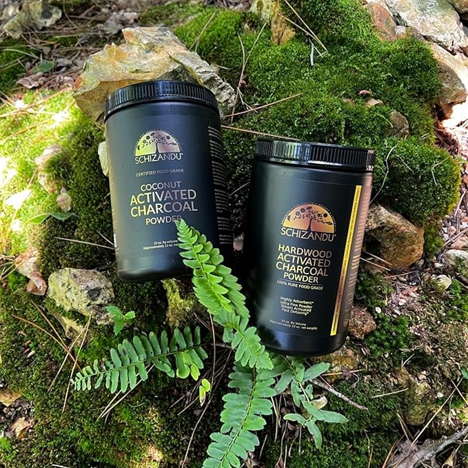 Schizandu Activated Hardwood Charcoal Powder | Supports Skin, Body, Oral Health, Teeth Whitening