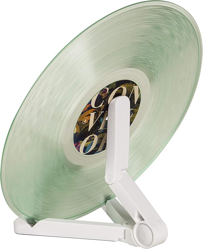 Crosley AC1024A 5-in-1 Record Cleaning Kit with Carbon Fiber Brush, Microfiber Cloth, Stylus Cleaner, Cleaning Solution, and Record Stand