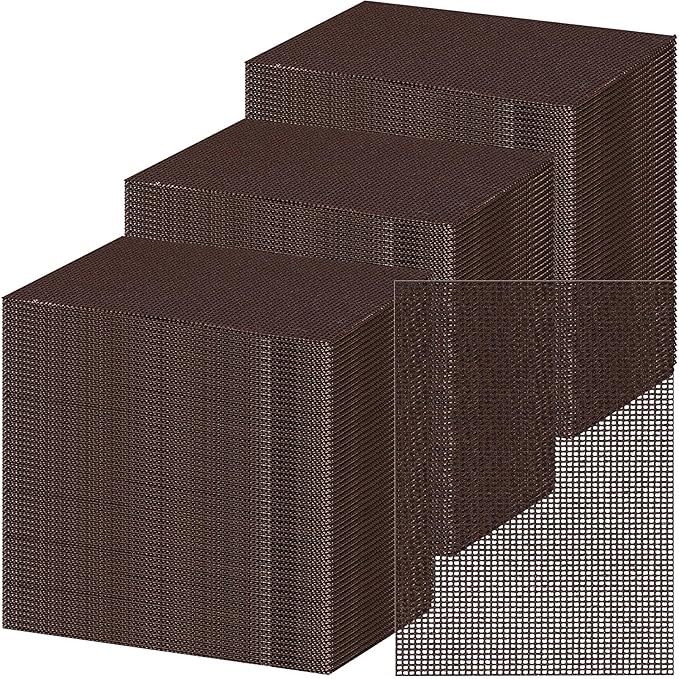 Reallnaive 400 Pack Griddle 4x5.5'' Screen Grill Cleaning Screens Pre-treated Abrasive Mesh Pads for Flat Top Stainless Steel Griddle Cleaning Accessories Bundle