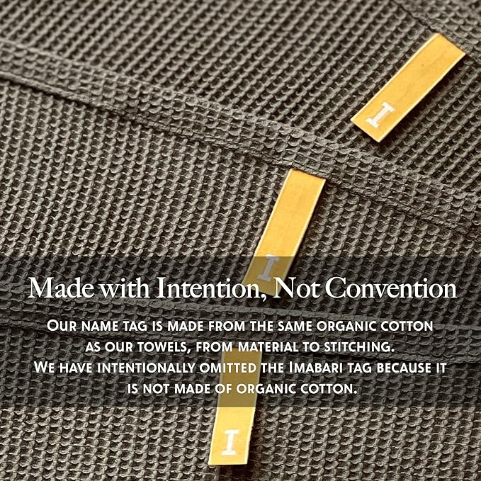 IKEUCHI ORGANIC Dish Cloths 10.63 x 10.63 Oeko-Tex Class1 Certified, OliveGreen(Marked as Dark Gray),Pack of 4,Made in Japan