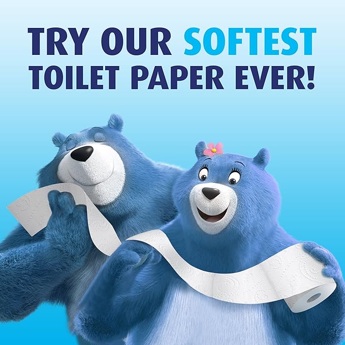 Charmin Ultra Soft Cushiony Touch Toilet Paper, 6 Family Mega Rolls = 30 Regular Rolls (Prime Pantry)