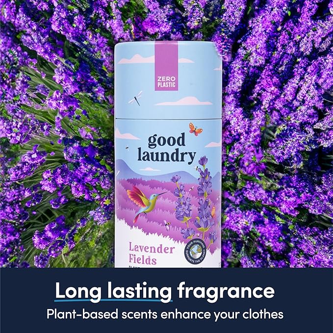 Good Laundry - Lavender Scented Booster Beads for Washer - Eco-Friendly Laundry Scent Booster Beads, 7oz - Based in the USA