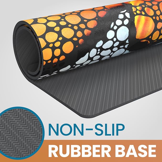Flipper Luxurious Waterproof Aquarium Mat, Ideal for Fish Tank Cleaning, Anti-Slip Door Mat with Custom Art, Computer Mat, and Desktop Mat - Long Lasting and Durable