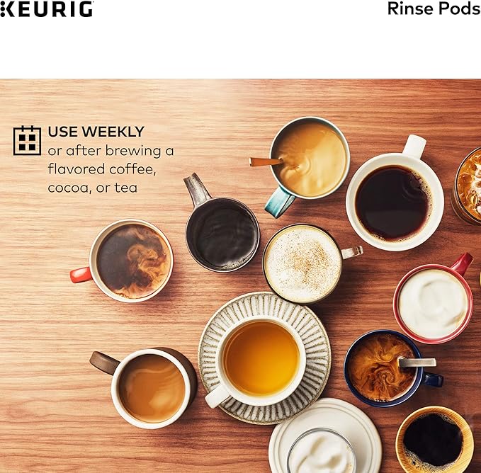 Keurig 6-Month Brewer Maintenance Care Kit, Includes Descaling Solution, Rinse Pods, & Water Filter Cartridges, Works with all K-Cup Pod Coffee Makers
