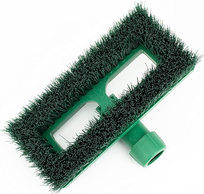 SPARTA 3638831EC09 Polyester Rectangle Scrub Brush, Floor Brush, Cleaning Brush With Swivel Head For Cleaning, 8 Inches, Green