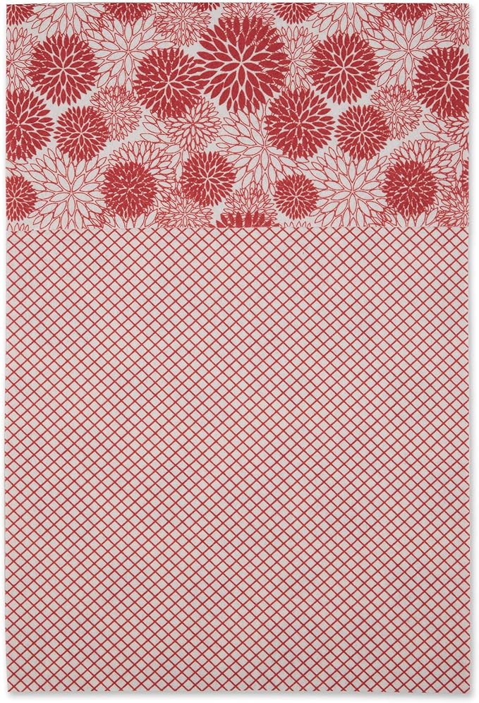 DII Fridge Liner Collection Non-Adhesive, Cut to Fit, 12x24, Tango Red, 6 Piece