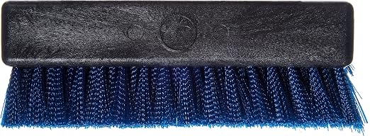 SPARTA 4042514 Spectrum Plastic Shoe Brush, Boot Brush, Shoe Polish Brush With Non-Absorbent For Cleaning, 10 Inches, Blue, (Pack of 12)