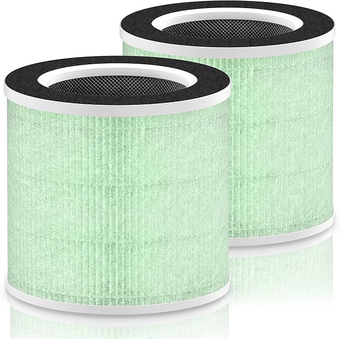 [Toxin Absorber] RP-AP089-F1/F2 Replacement Filter Compatible with RENPHO Air Purifier Replacement Filter RP-AP089 RP-AP089-F2 for RENPHO RP-AP089W RP-AP089B RP-AP089S with H13 True HEPA, 2-Pack