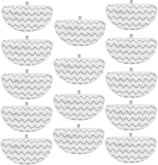 14 Pack Steam Mop Replacement Pads for Powerfresh Steam Mop 1940 1806 1544 2075 2685A 2181 2814 Series, Model 19402 19404 19408 19409 1940A 1940F 1940Q 1940T 1940W B0006 B0017 2075A