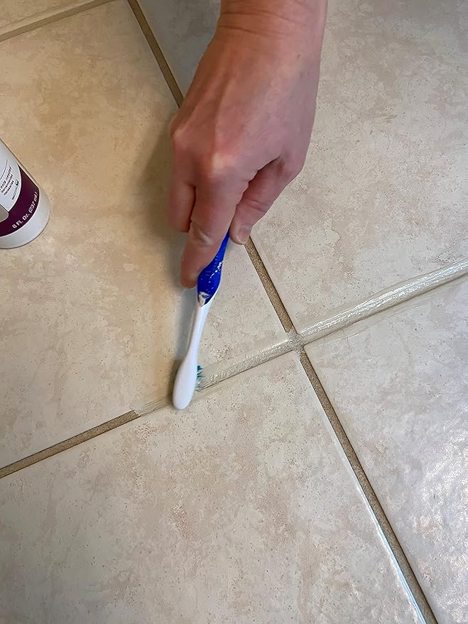 TEC Grout Colorant - Refresh and Seal or Change Grout Joint Color | A Faster and Easier Alternative to Regrouting Tile | 8 oz. Application Covers up to 350 sq. ft. - 940 Antique White