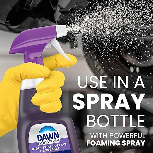 Dawn PRO Industrial Surface Degreaser, Bulk Foaming Spray Refills for Cleaning Grease Buildup in Commercial Kitchens, 1 gal (Case of 3)