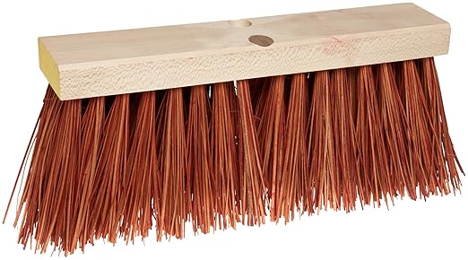 Weiler 70209 16" Block Size, Dyed Palmyra Fill, Hardwood Block, Street Broom, Made in the USA