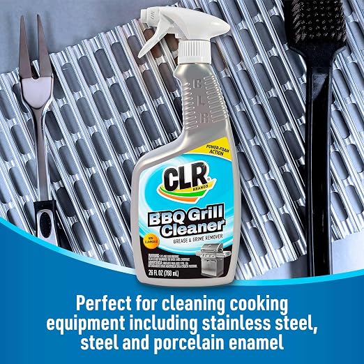 CLR Grill Cleaner and Degreaser Plus Outdoor Furniture Cleaner Bundle; VOC-free; 2-Pack of 26 Ounce Sprays