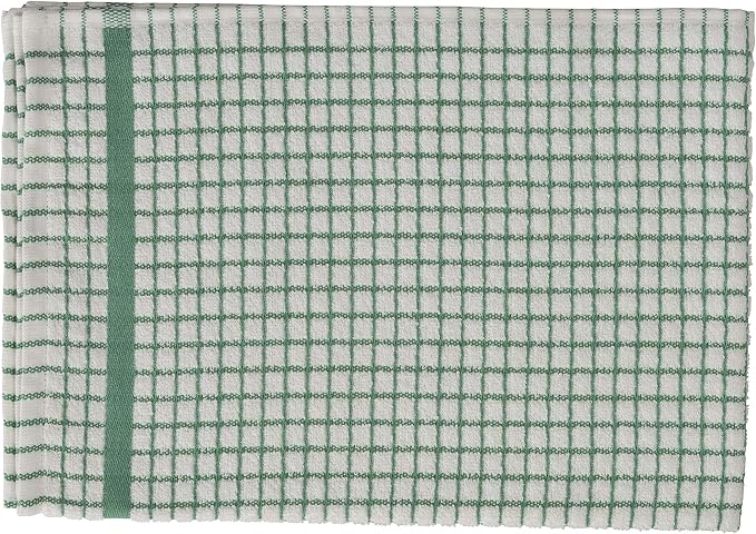 Samuel Lamont Poli Dri Tea Towels - Set of 3 100% Cotton 27.5 x 19 Inch (Green)
