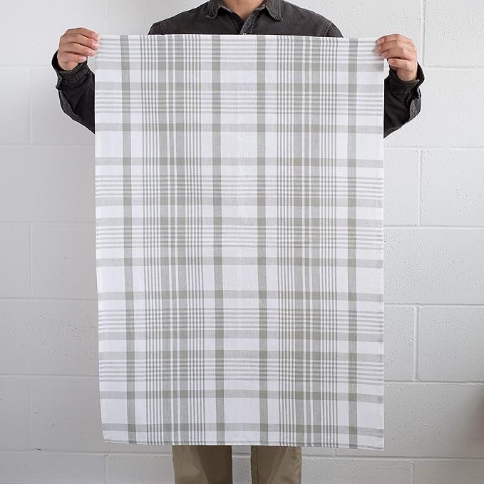 Now Designs Jumbo Pure Kitchen Towel, London Grey, Set of 3