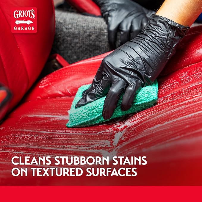 Griot's Garage Microfiber Cleaning Pads for Car Wash and Detailing, Scrub Sponge for Auto Interior and Exterior, Machine-Washable, Set of 3, 11242