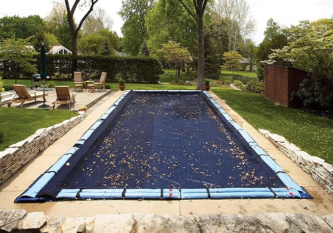 Blue Wave 30-ft x 50-ft Rectangular Leaf Net In Ground Pool Cover