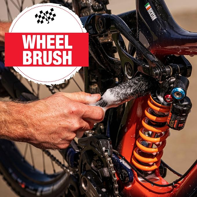 Finish Line Easy-Pro 5 Piece Mechanic’s Bicycle Cleaning Brush Set – Professional-Grade Kit with Chain Keeper, Durable Multi-Surface Brushes | bike-cleaning-tools