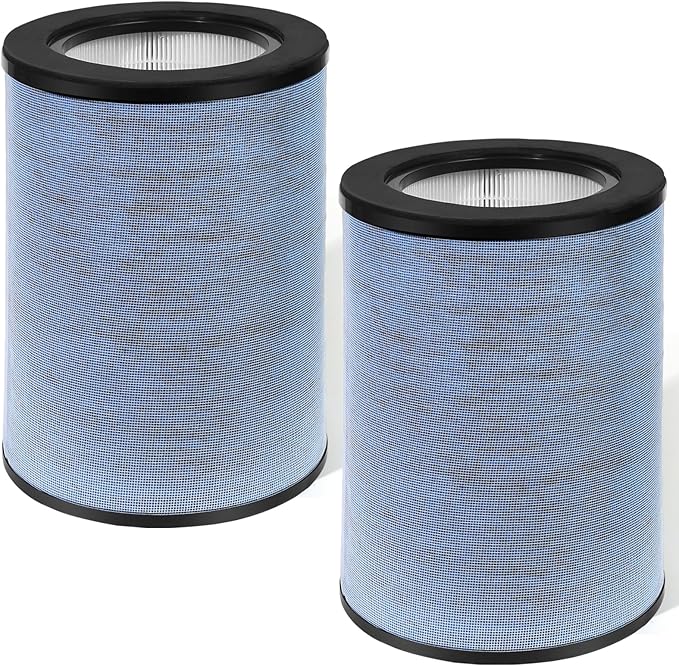 FLT9400 Filter K- K 360°True HEPA Replacement Filter Compatible with GermGuardian AC9400W,AC9600W,FLT9400 Purifiers Filter,3-in-1 Ture H13 HEPA Filter and Activated Carbon Filter