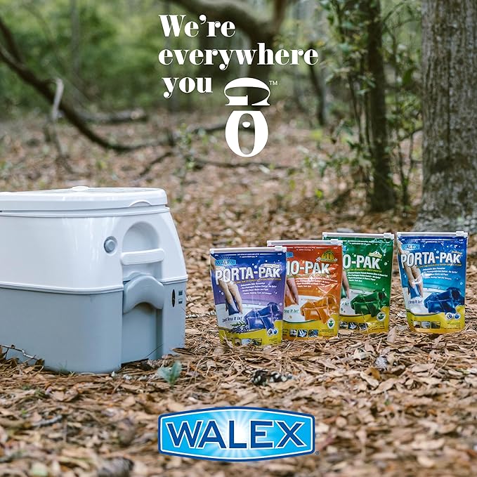 Walex Commando RV Black Holding Tank & Sensor Cleaner - Eliminates Waste & Paper Buildup, Restores Sensor Function, Lubricates Valves & Seals, Advanced Enzyme Formula; Dissolvable Packets, 4 Count