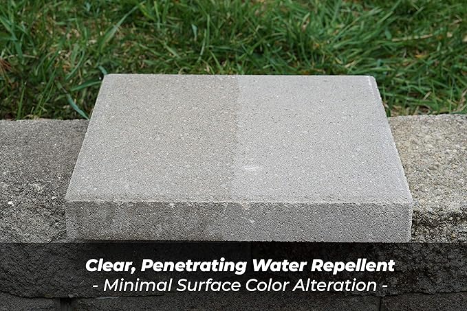MasonryDefender Concrete Sealer - Deep Penetrating Water Repellent, Silane Siloxane - 1 Gallon