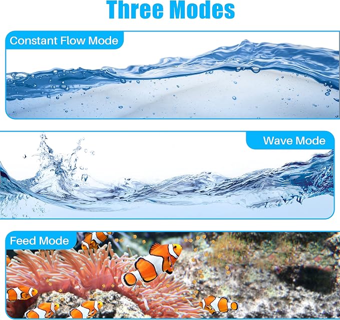 Orlushy dc-12000 Controllable DC aquarium Pump 80W 3100GPH-marine wavemaker return pump with sine wave Controller for salt/Freshwater fish reef tank sump Circulation