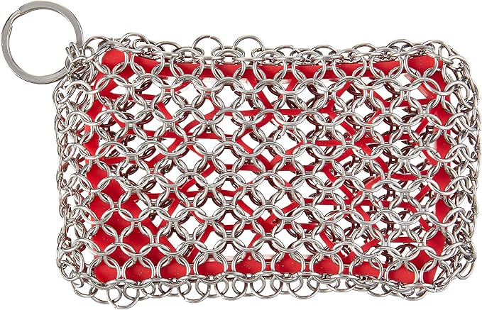 Lodge Chainmail Scrubbing Pad and Lodge Rust Eraser Set