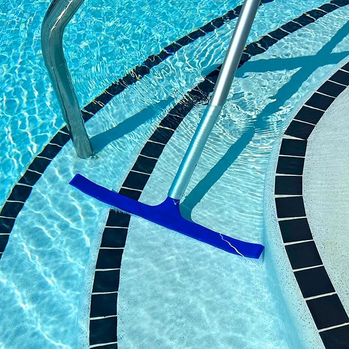 Wessel-Werk 18-Inch Deluxe Pool Brush Head System for Above-Ground and In-Ground Pools (18" Pool Brush & pH Test)