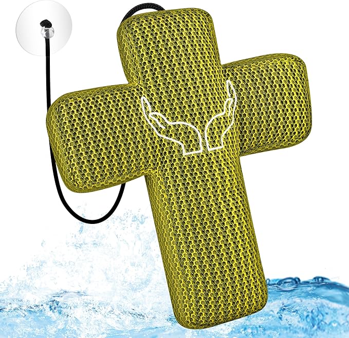 Ray Hot Tub Scum Absorber - Reusable Stingray Floating Spa Sponge & Oil Remover with Optional Tether - Washable Devilfish Oil Absorbing Sponge for Jacuzzi, Pool, and Bath (Cross 1 Pack)